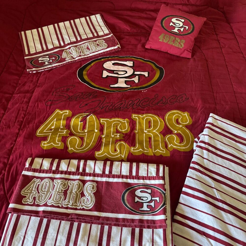VTG San Francisco 49ers Twin Bed in a Bag by JCPenney's 1980's - Picture 13 of 16